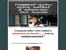 Tablet Screenshot of memoriser-ses-lecons.ouioui.ws